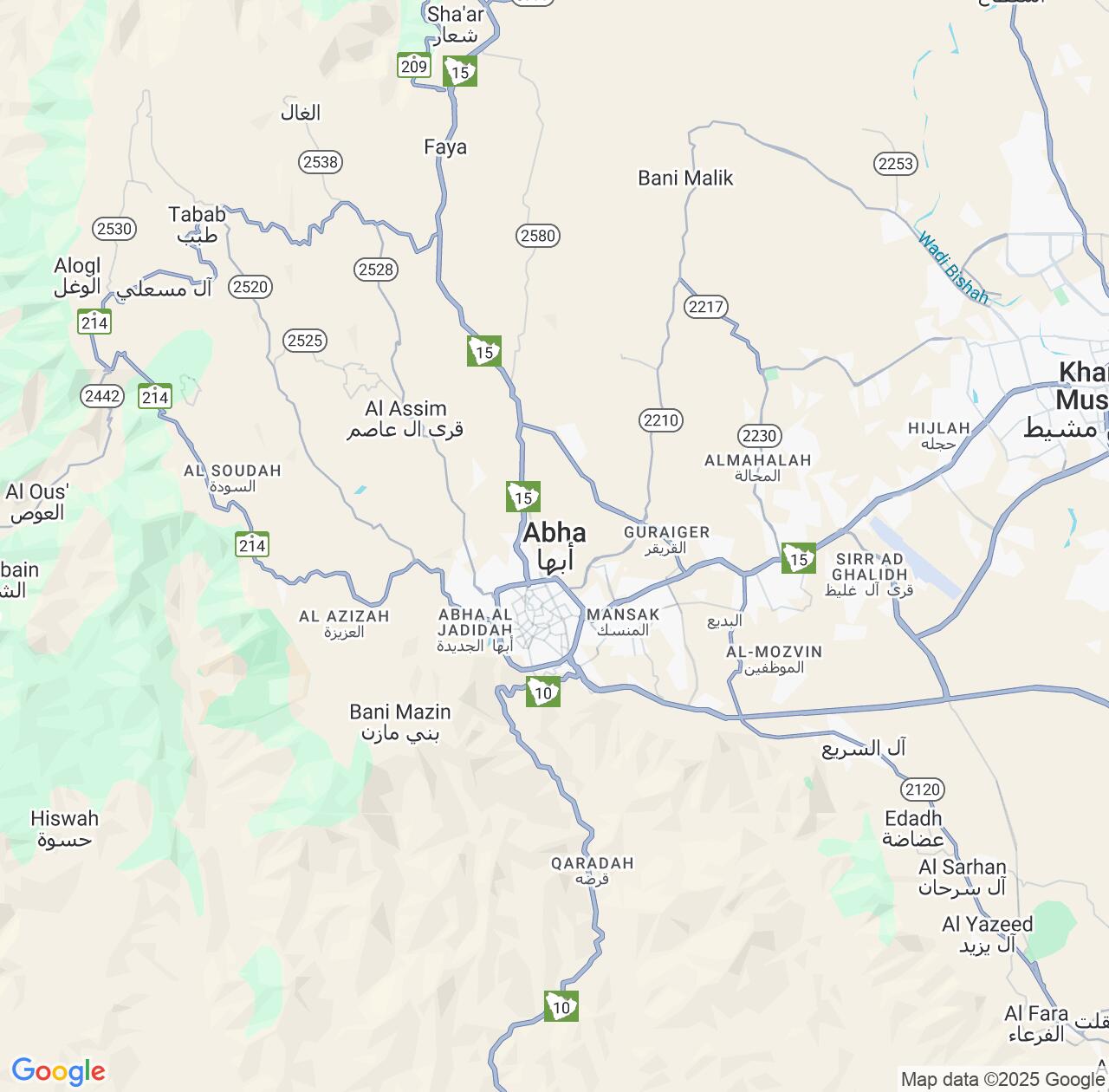 Map image for Intellectual Property Lawyers in Abha and Asir Region IP firms at coordinates  ; .