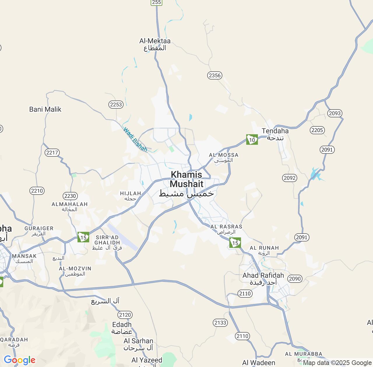 Map image for Intellectual Property Lawyers in Khamis Mushait and Asir Region IP firms at coordinates  ; .