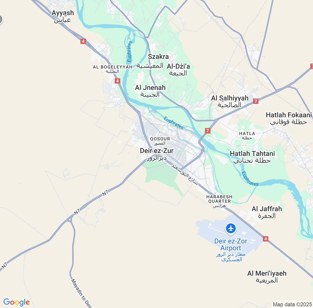 Map image for Intellectual Property Lawyers in Deir ez-Zor and Syria IP firms at coordinates  ; .