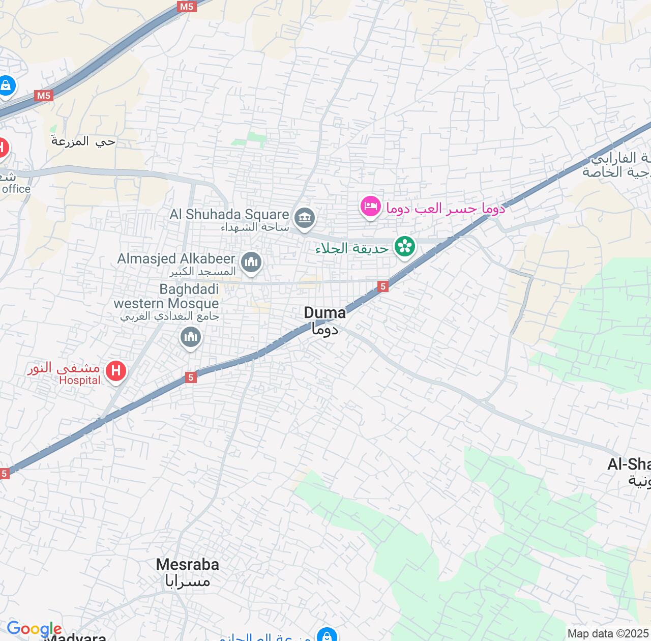 Map image for Intellectual Property Lawyers in Duma and Rif-dimashq IP firms at coordinates  ; .