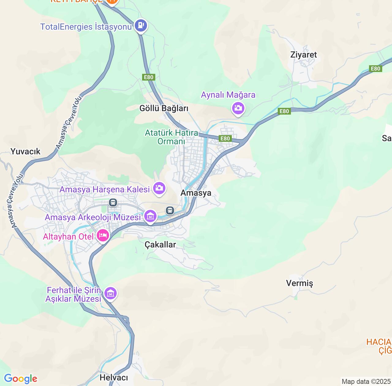 Map image for Intellectual Property Lawyers in Amasya and Turkey IP firms at coordinates  ; .
