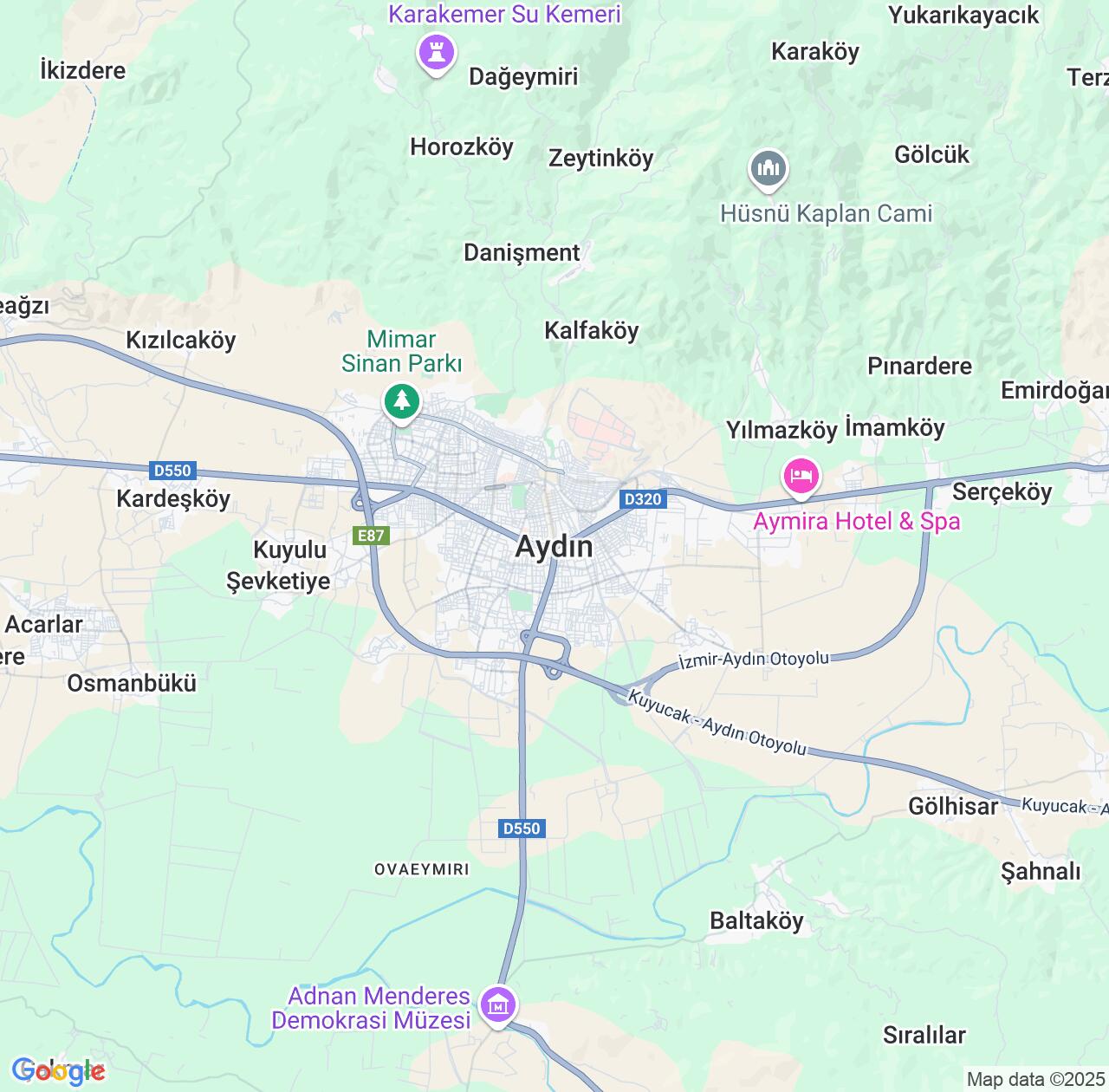 Map image for Intellectual Property Lawyers in Aydin and Aydın IP firms at coordinates  ; .