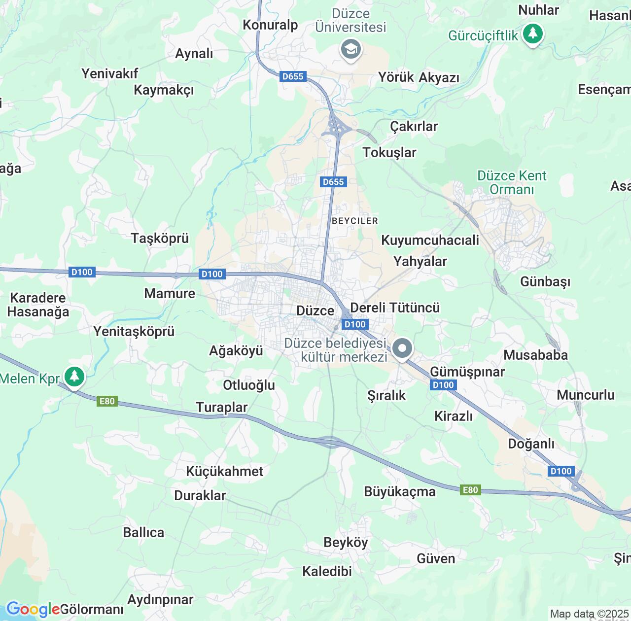 Map image for Intellectual Property Lawyers in Düzce and Turkey IP firms at coordinates  ; .
