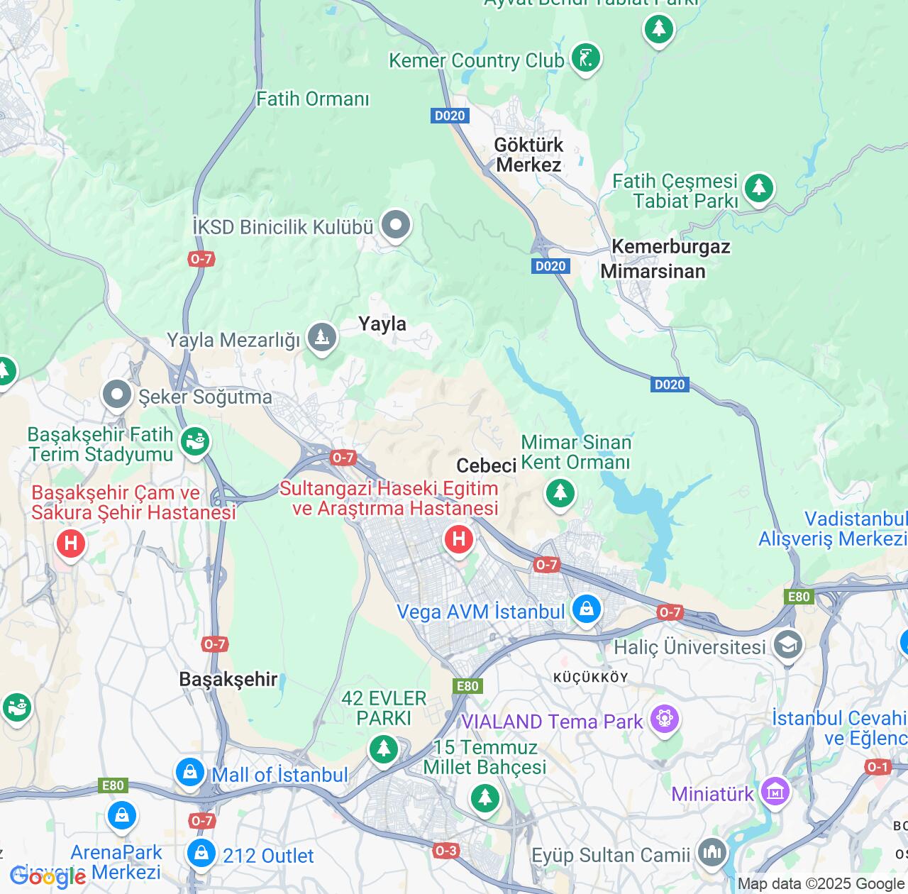 Map image for Intellectual Property Lawyers in Sultangazi and Istanbul IP firms at coordinates  ; .