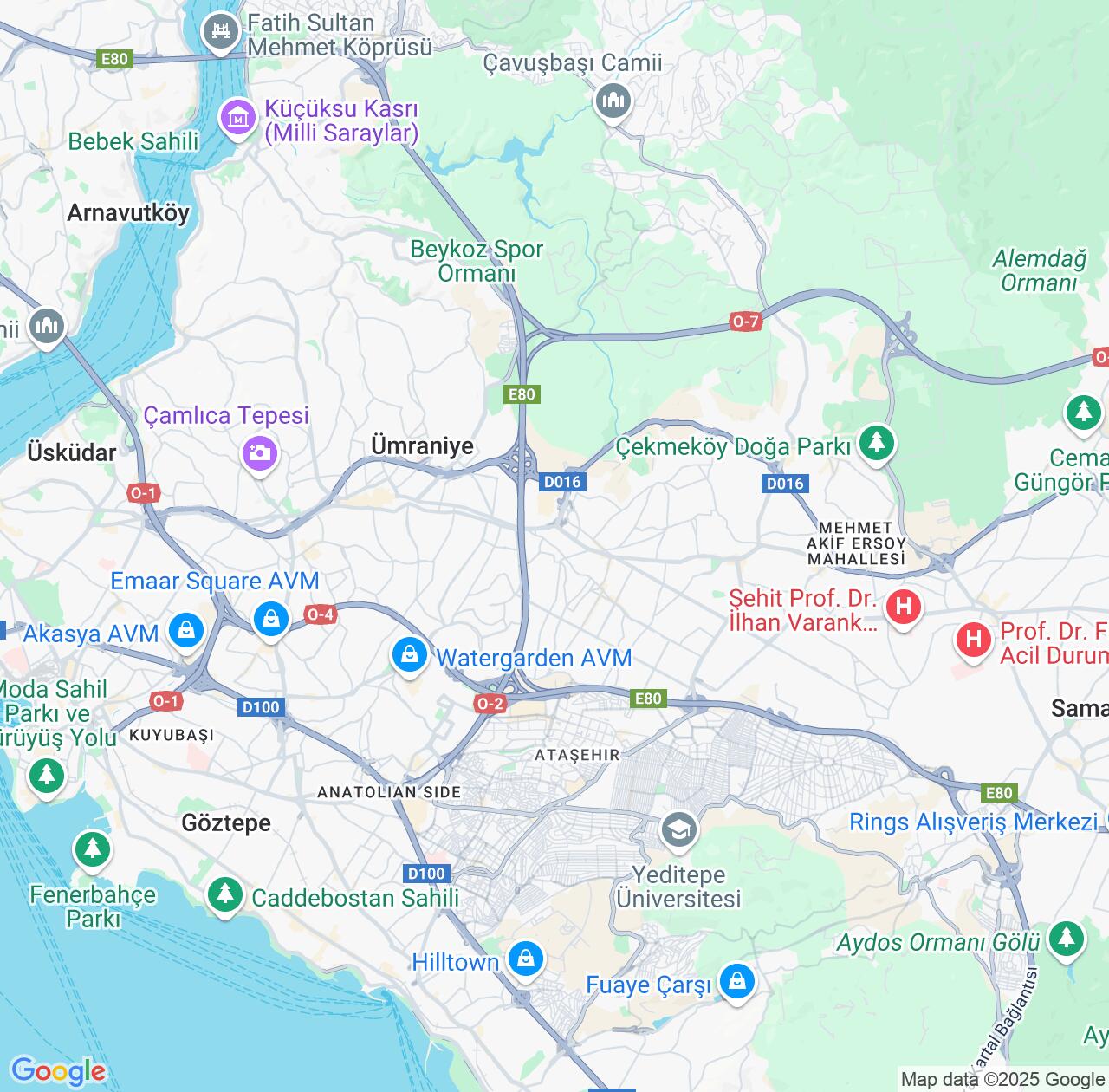 Map image for Intellectual Property Lawyers in Umraniye and Istanbul IP firms at coordinates  ; .