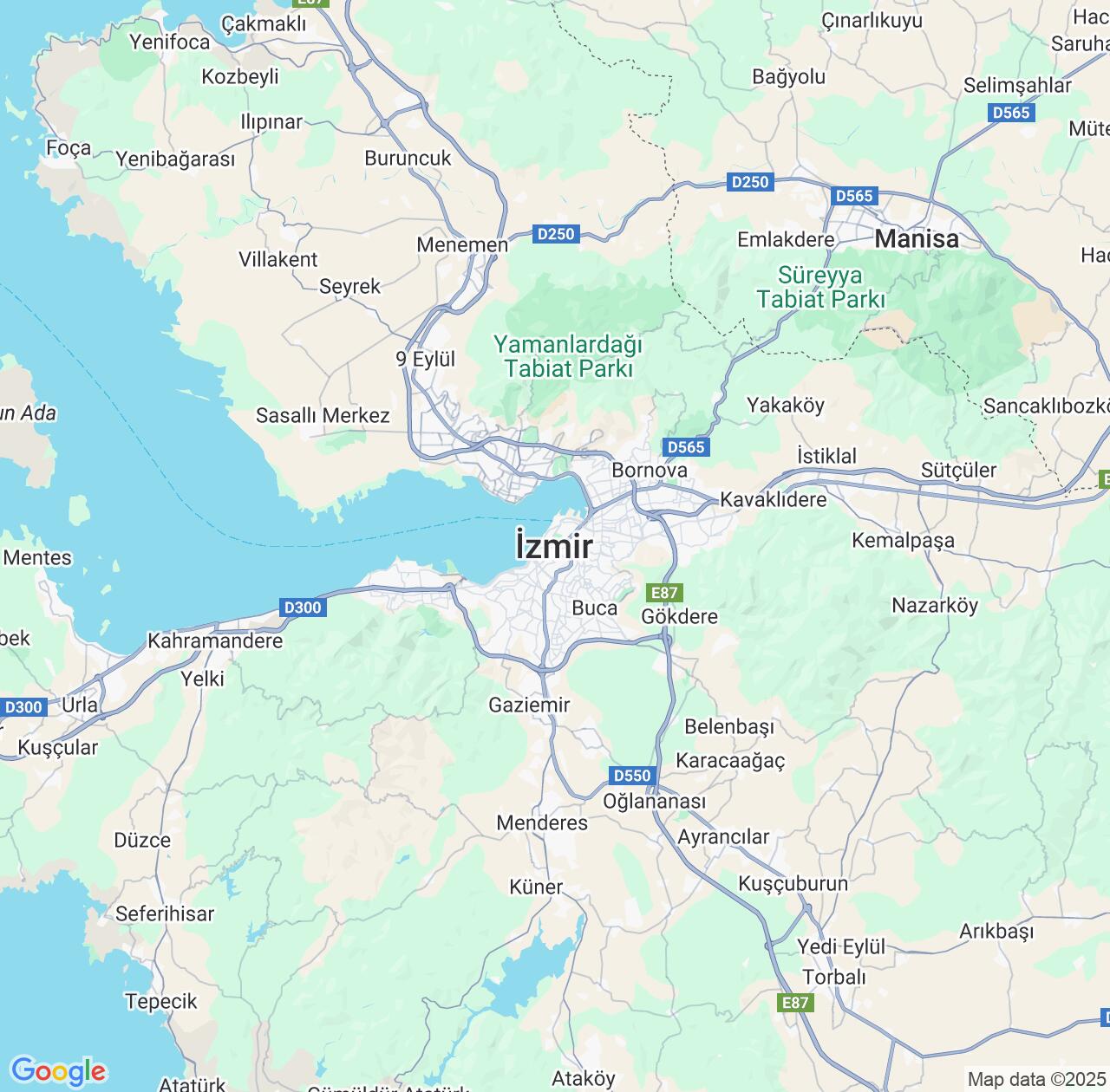 Map image for Intellectual Property Lawyers in Izmir and İzmir Province IP firms at coordinates  ; .