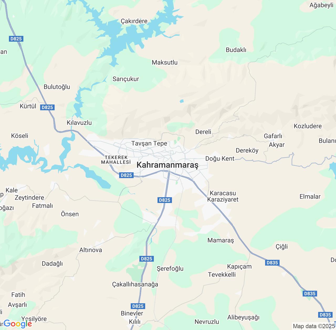 Map image for Intellectual Property Lawyers in KahramanmaraÅŸ and Turkey IP firms at coordinates  ; .