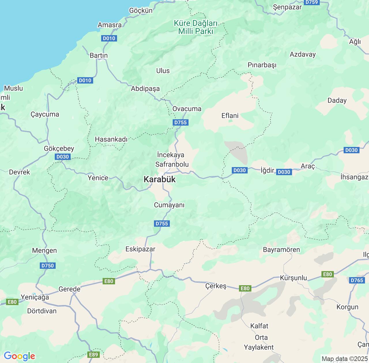 Map image for Intellectual Property Lawyers in Karabük Province and Turkey IP firms at coordinates  ; .