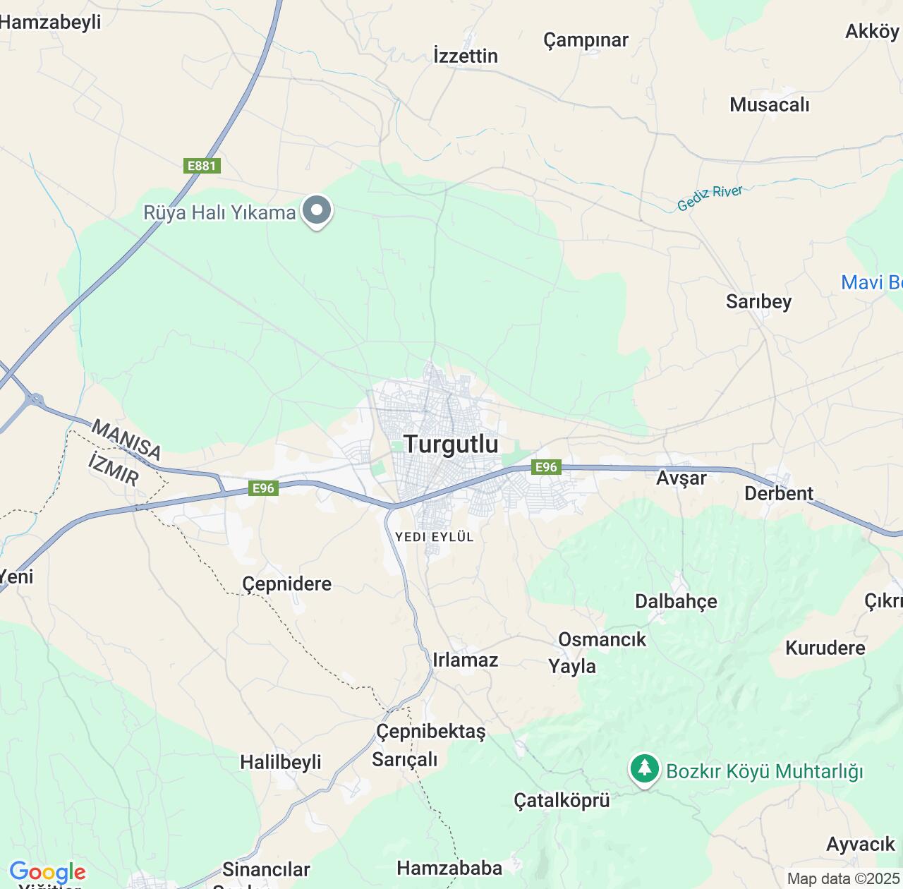 Map image for Intellectual Property Lawyers in Turgutlu and Manisa IP firms at coordinates  ; .