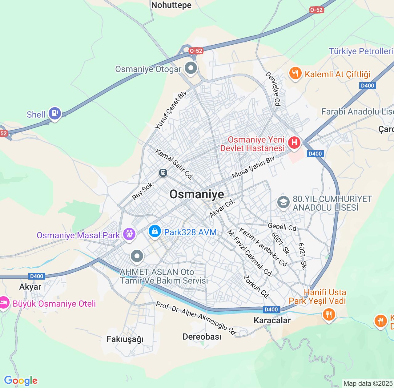 Map image for Intellectual Property Lawyers in Osmaniye and Turkey IP firms at coordinates  ; .
