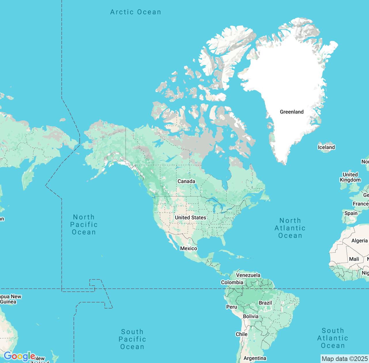Map image for Intellectual Property Lawyers in Bermuda and North America IP firms at coordinates  ; .