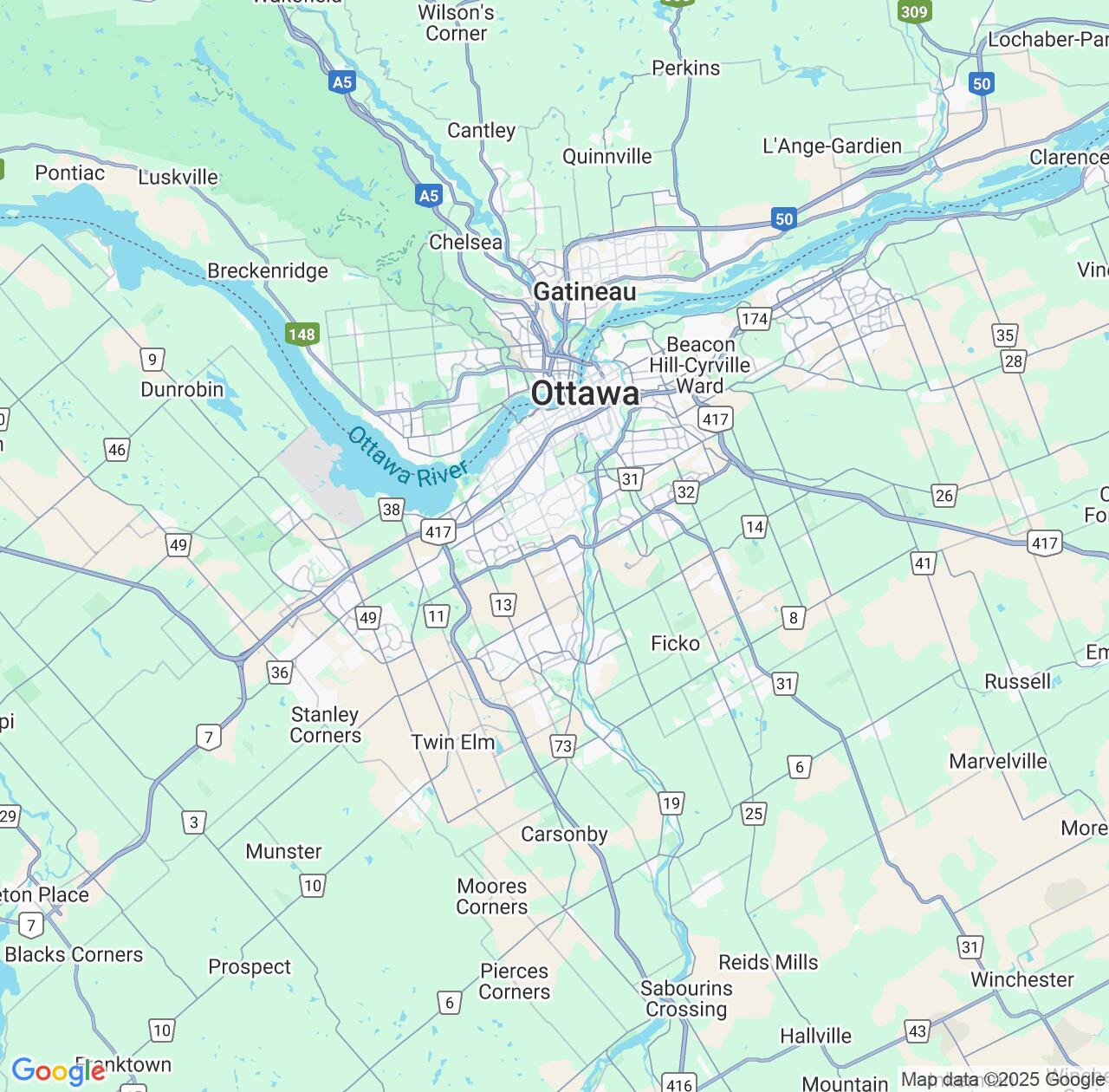 Map image for Intellectual Property Lawyers in Nepean and Ontario IP firms at coordinates  ; .