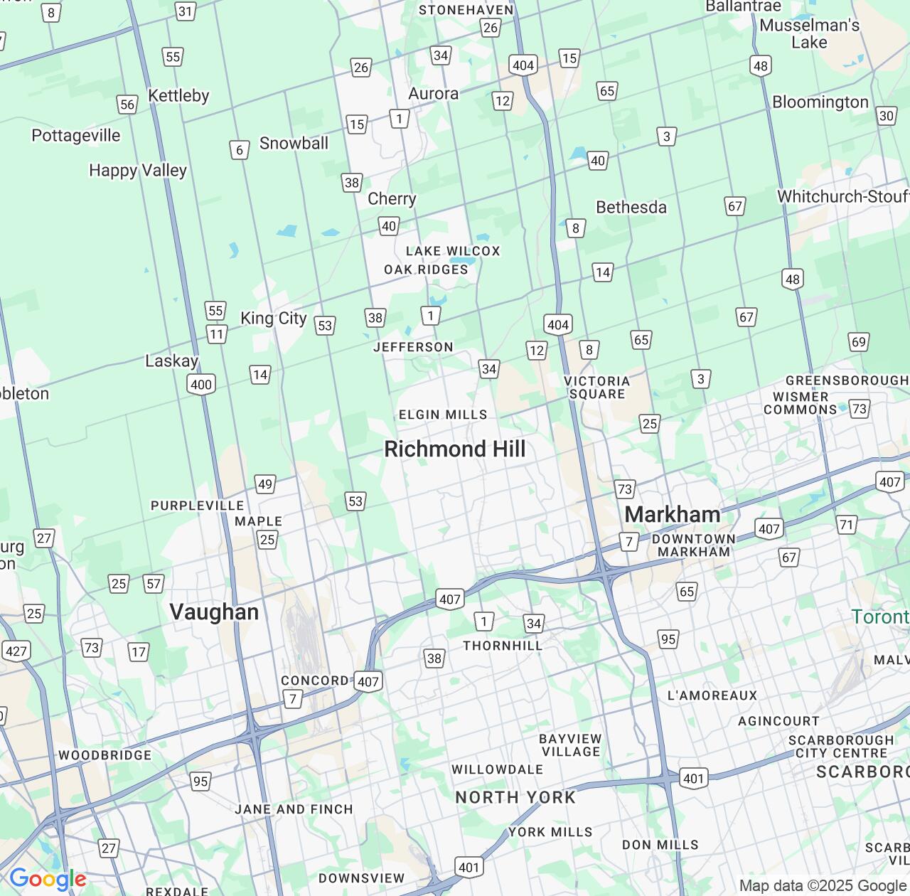 Map image for Intellectual Property Lawyers in Richmond Hill and Ontario IP firms at coordinates  ; .