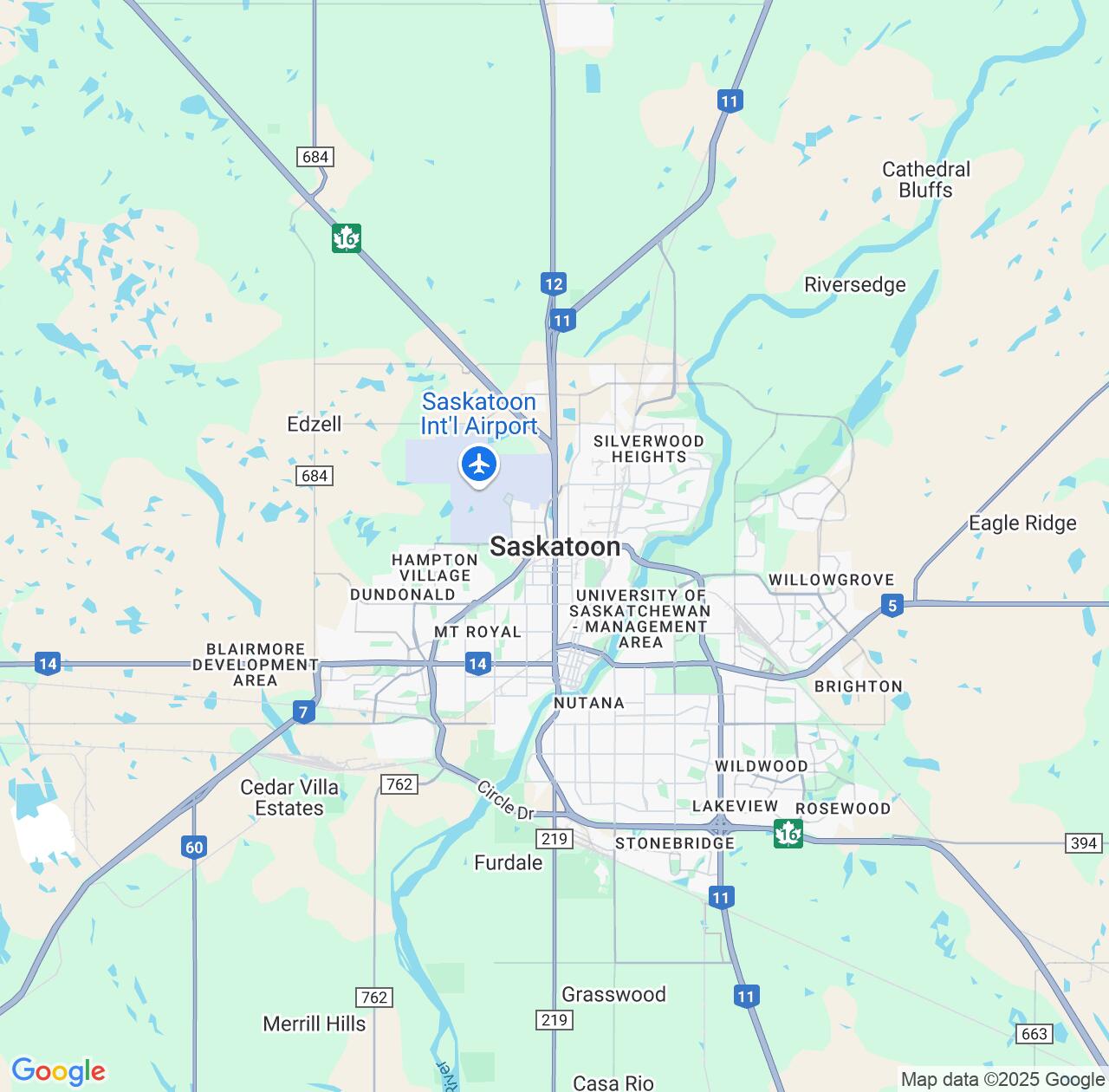 Map image for Intellectual Property Lawyers in Saskatoon and Saskatchewan IP firms at coordinates  ; .