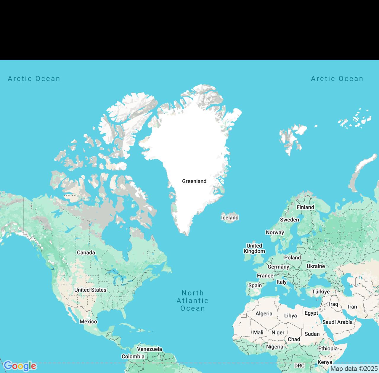 Map image for Intellectual Property Lawyers in Greenland and North America IP firms at coordinates  ; .