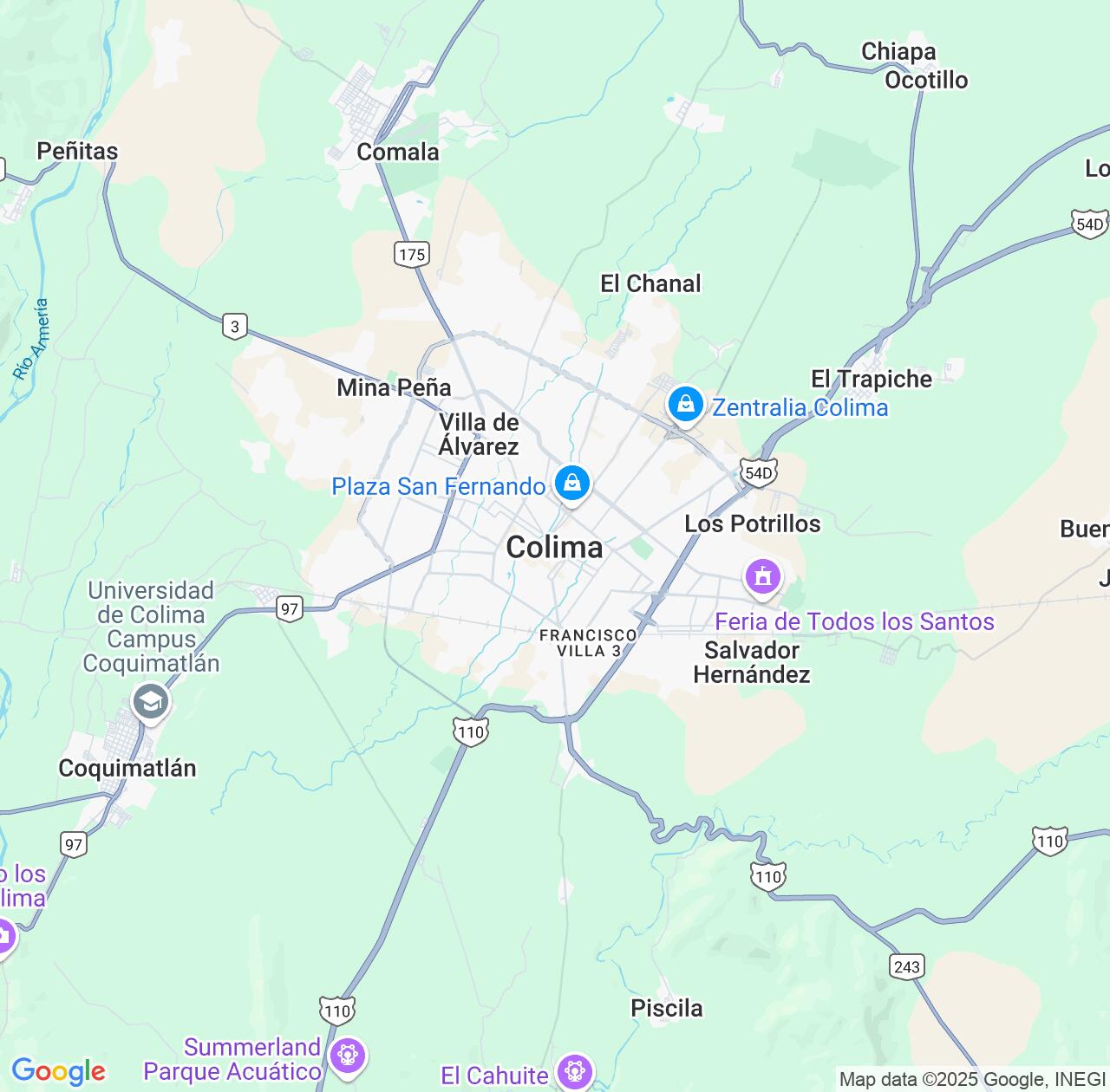 Map image for Intellectual Property Lawyers in Colima and Mexico IP firms at coordinates  ; .