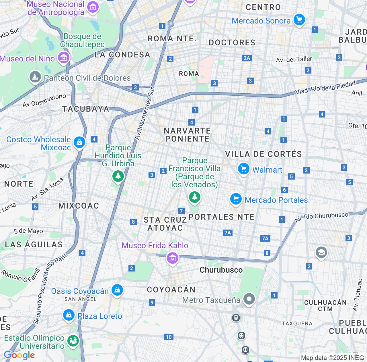 Map image for Intellectual Property Lawyers in Benito Juárez and Mexico City IP firms at coordinates  ; .