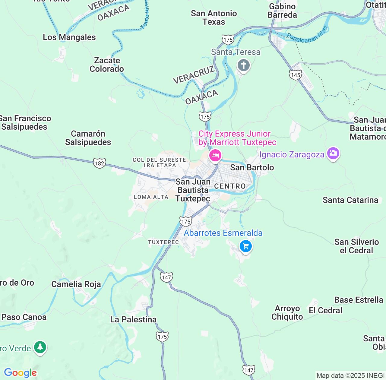 Map image for Intellectual Property Lawyers in Tuxtepec and Oaxaca IP firms at coordinates  ; .