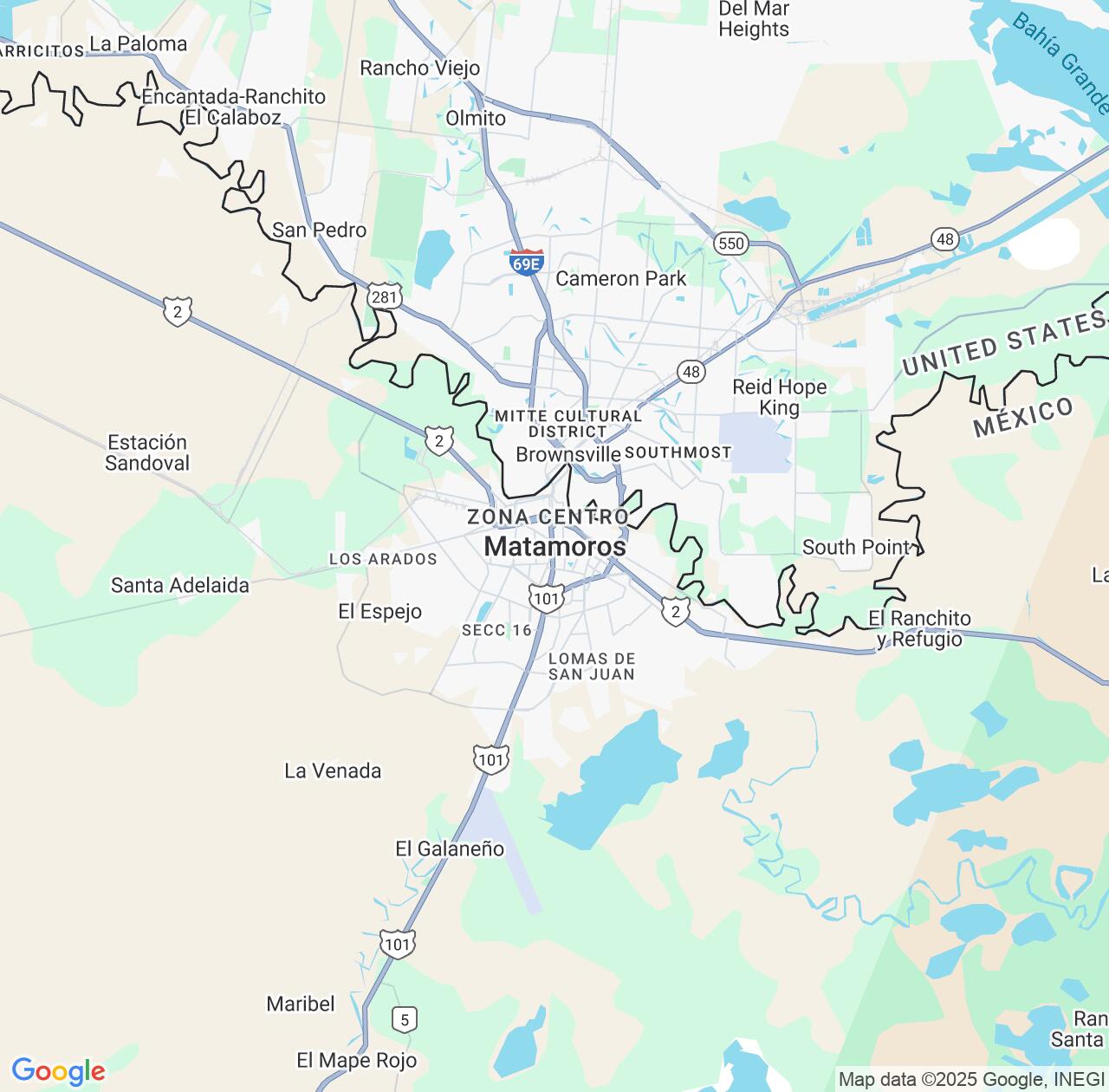 Map image for Intellectual Property Lawyers in Heroica Matamoros and Tamaulipas IP firms at coordinates  ; .