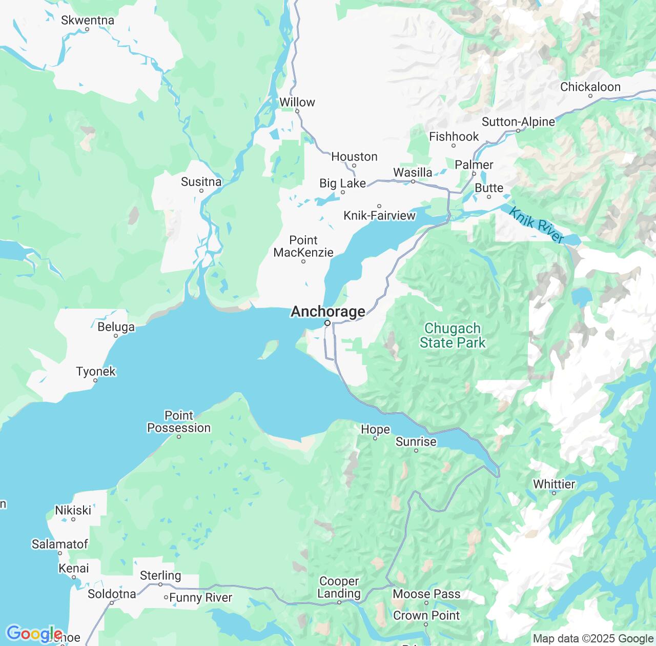 Map image for Intellectual Property Lawyers in Anchorage and Alaska IP firms at coordinates  ; .