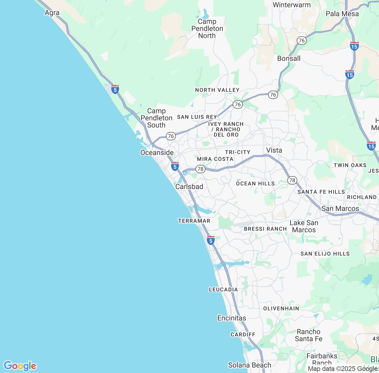Map image for Intellectual Property Lawyers in Carlsbad and California IP firms at coordinates  ; .