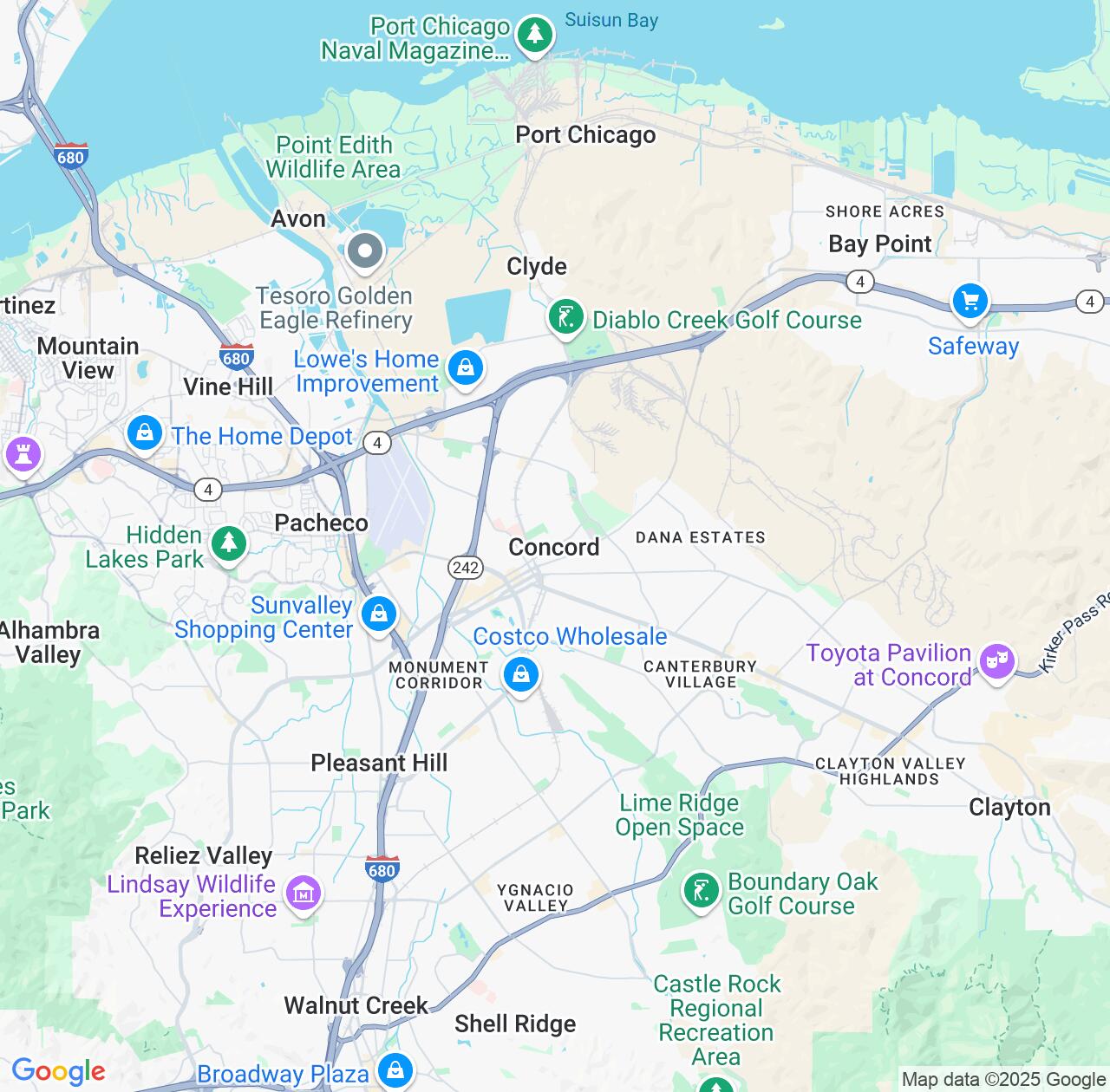 Map image for Intellectual Property Lawyers in Concord and California IP firms at coordinates  ; .