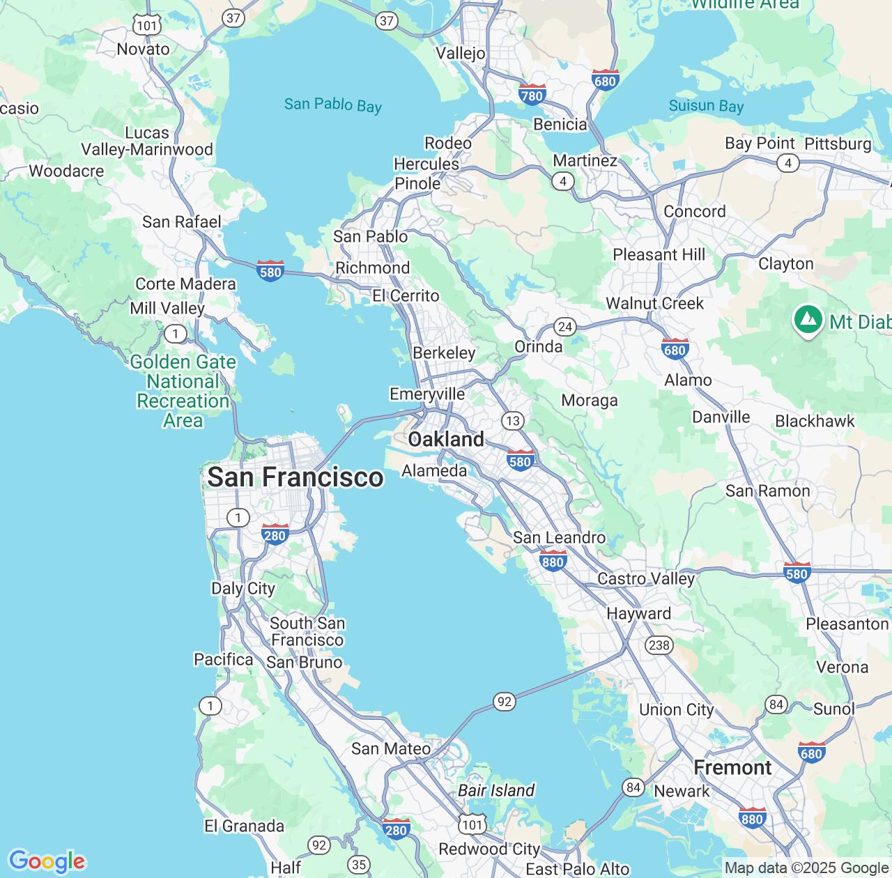 Map image for Intellectual Property Lawyers in Oakland and California IP firms at coordinates  ; .