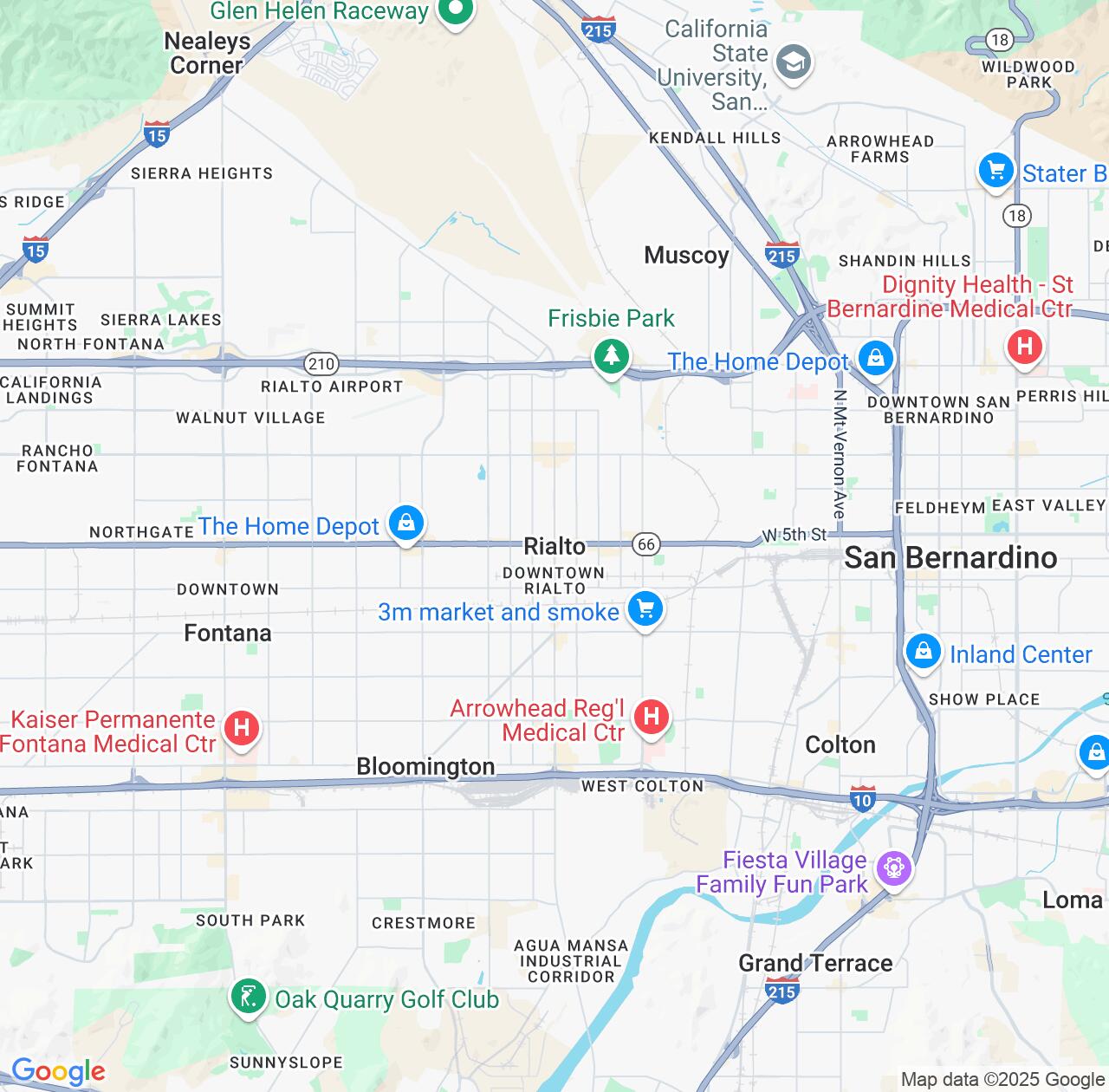 Map image for Intellectual Property Lawyers in Rialto and California IP firms at coordinates  ; .