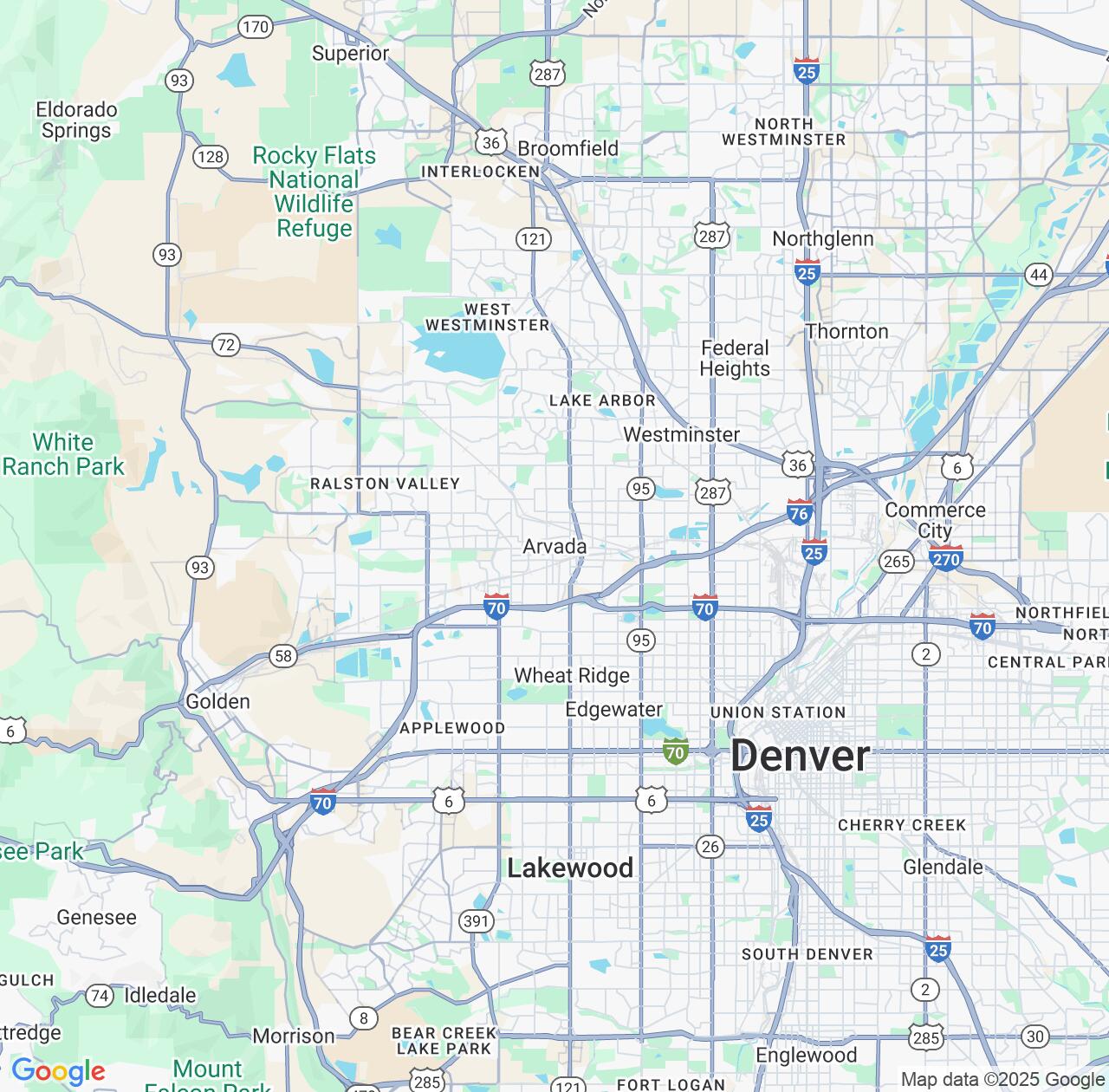 Map image for Intellectual Property Lawyers in Arvada and Colorado IP firms at coordinates  ; .