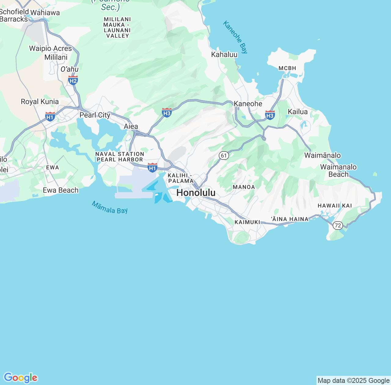 Map image for Intellectual Property Lawyers in Honolulu and Hawaii IP firms at coordinates  ; .