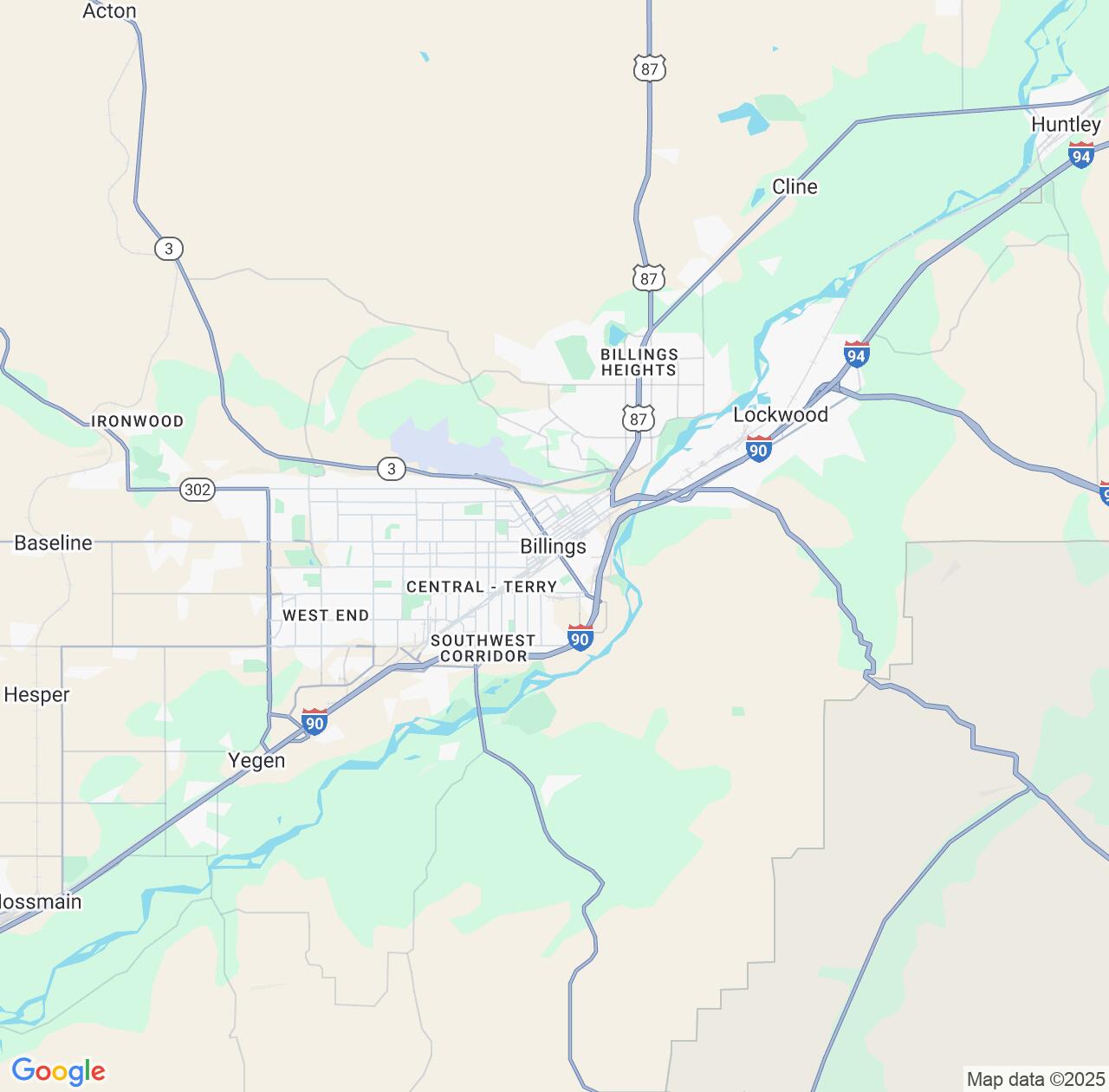 Map image for Intellectual Property Lawyers in Billings and Montana IP firms at coordinates  ; .