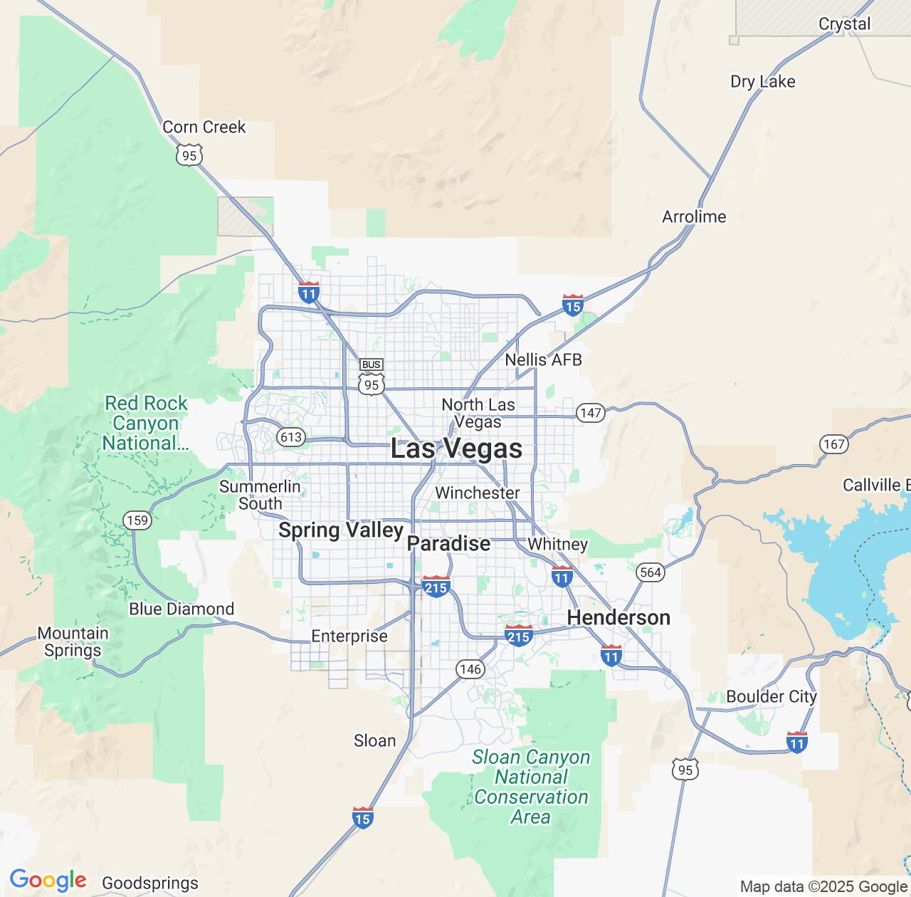 Map image for Intellectual Property Lawyers in Las Vegas and Nevada IP firms at coordinates  ; .