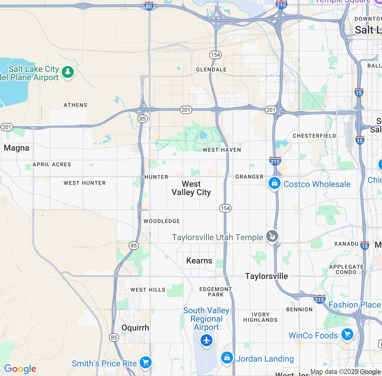 Map image for Intellectual Property Lawyers in West Valley City and Utah IP firms at coordinates  ; .