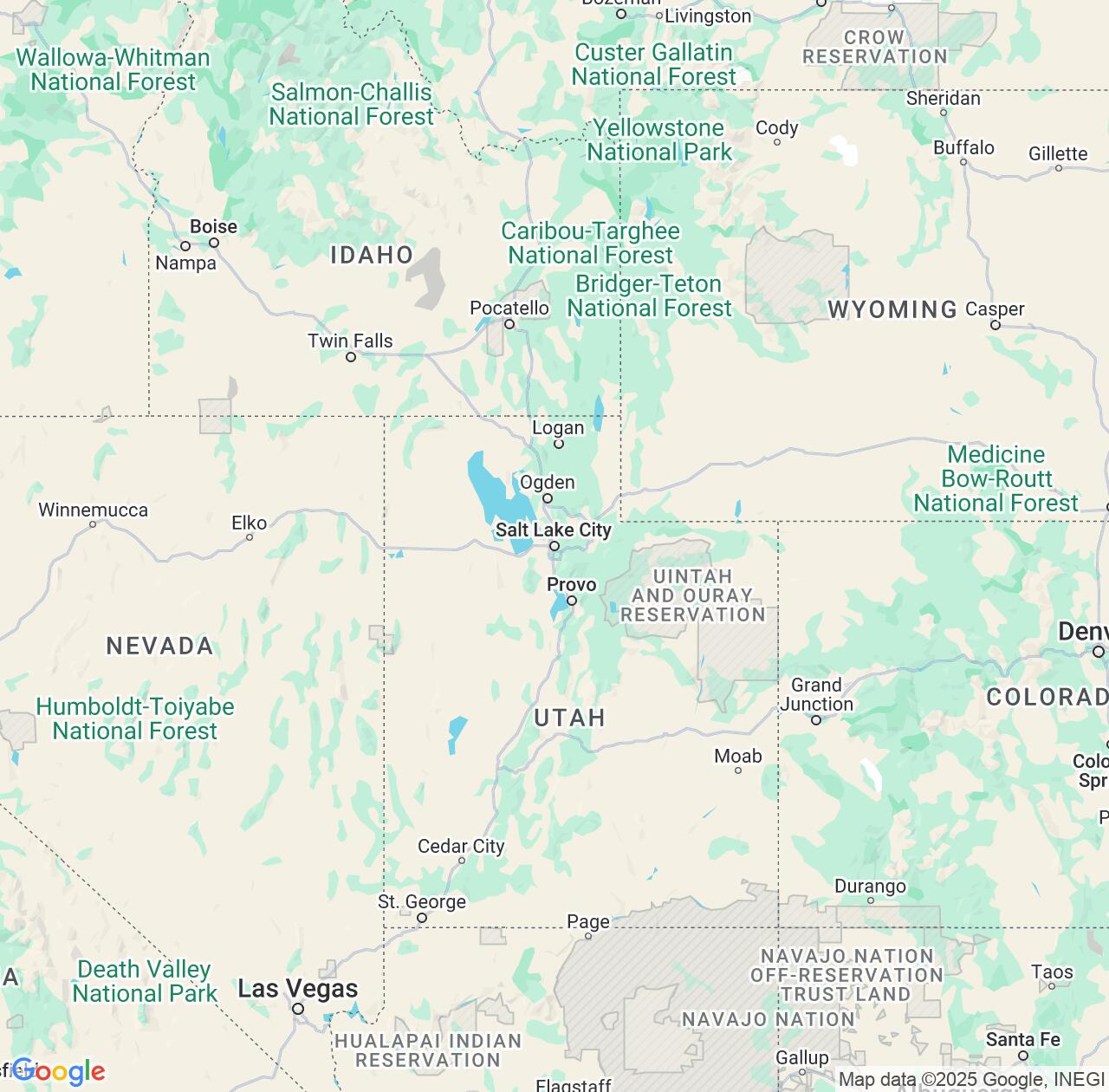 Map image for Intellectual Property Lawyers in Utah and United States IP firms at coordinates  ; .