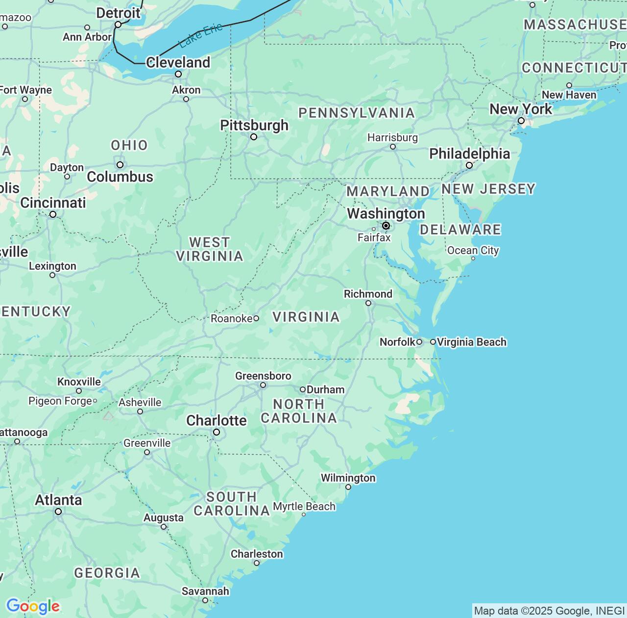 Map image for Intellectual Property Lawyers in East Hampton and Virginia IP firms at coordinates  ; .