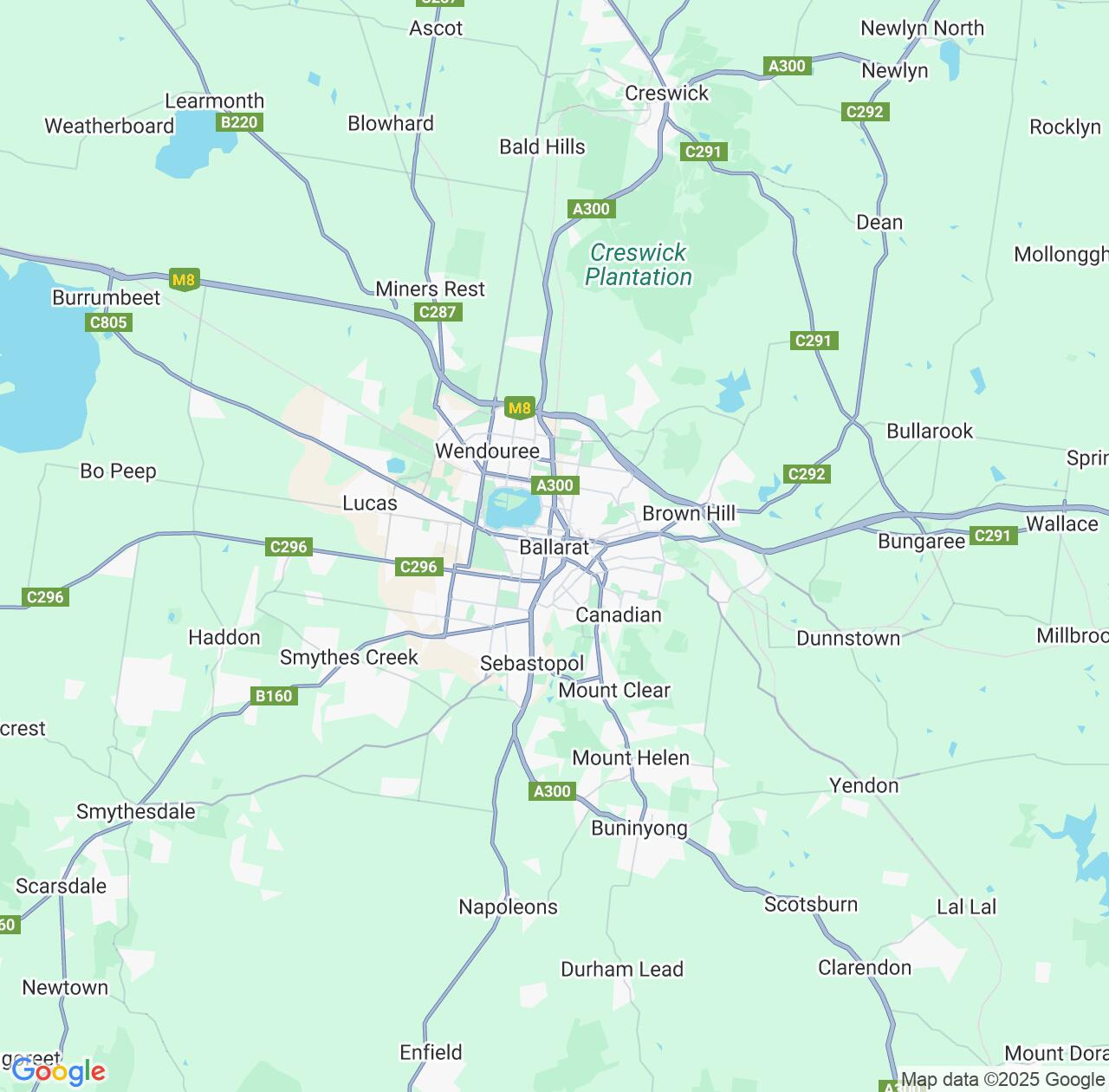 Map image for Intellectual Property Lawyers in Ballarat and Victoria IP firms at coordinates  ; .