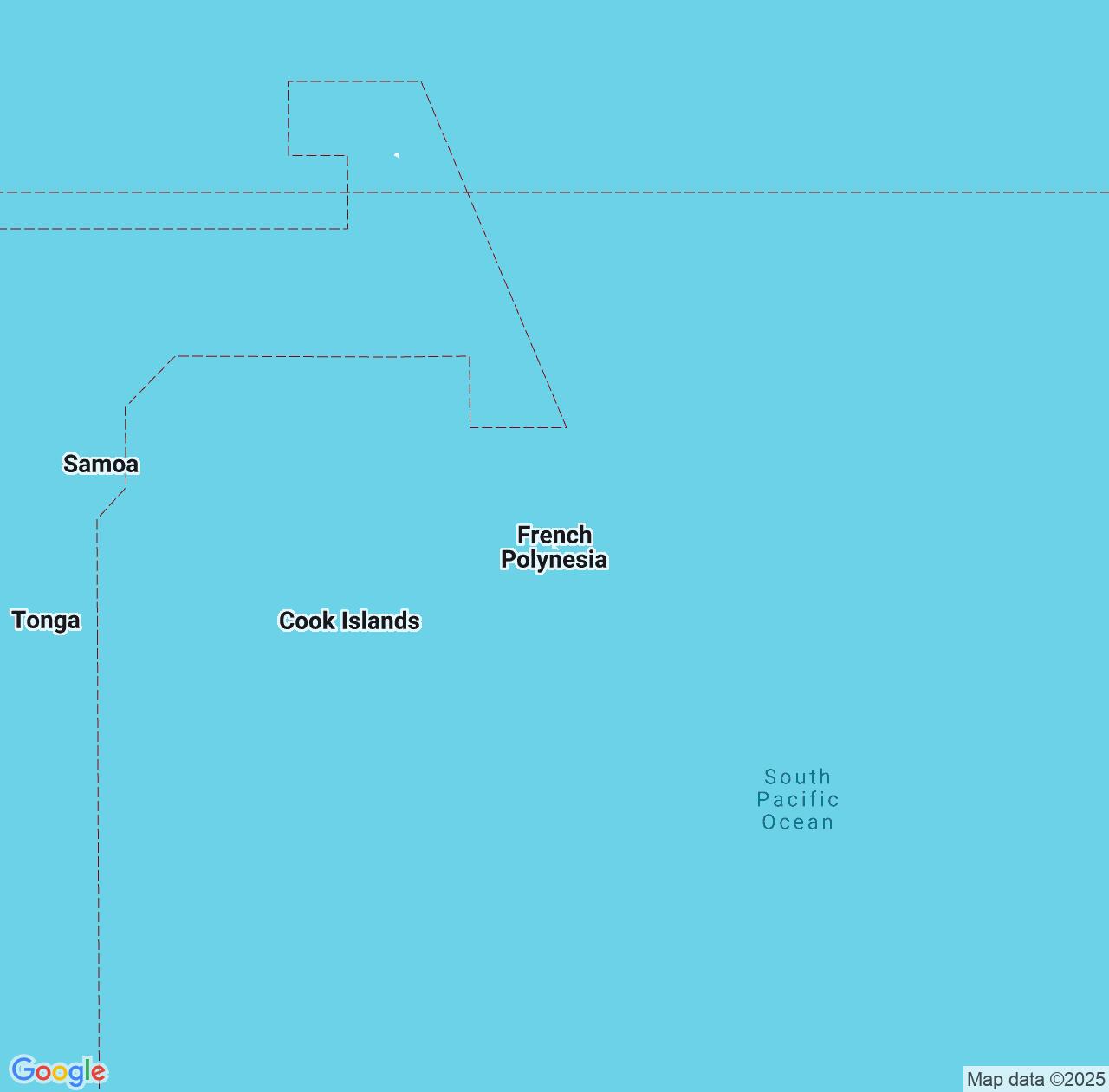 Map image for Intellectual Property Lawyers in French Polynesia and Oceania IP firms at coordinates  ; .