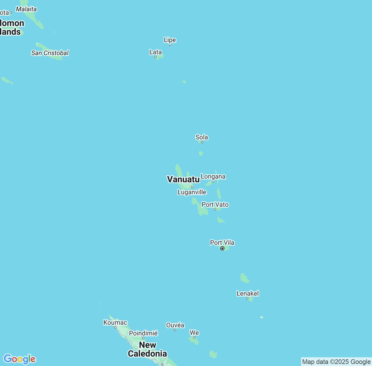 Map image for Intellectual Property Lawyers in Vanuatu and Oceania IP firms at coordinates  ; .