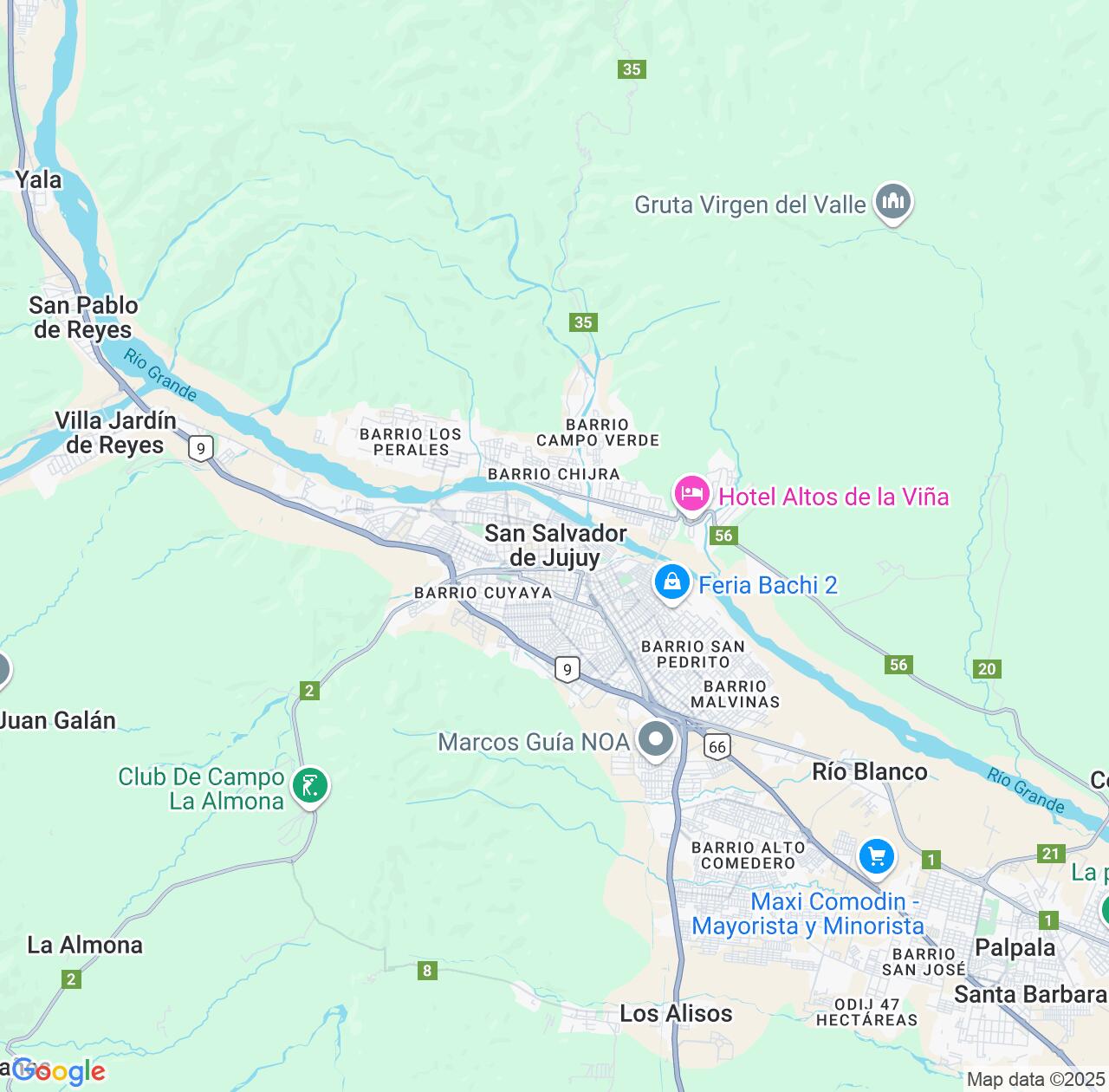 Map image for Intellectual Property Lawyers in Jujuy and Argentina IP firms at coordinates  ; .