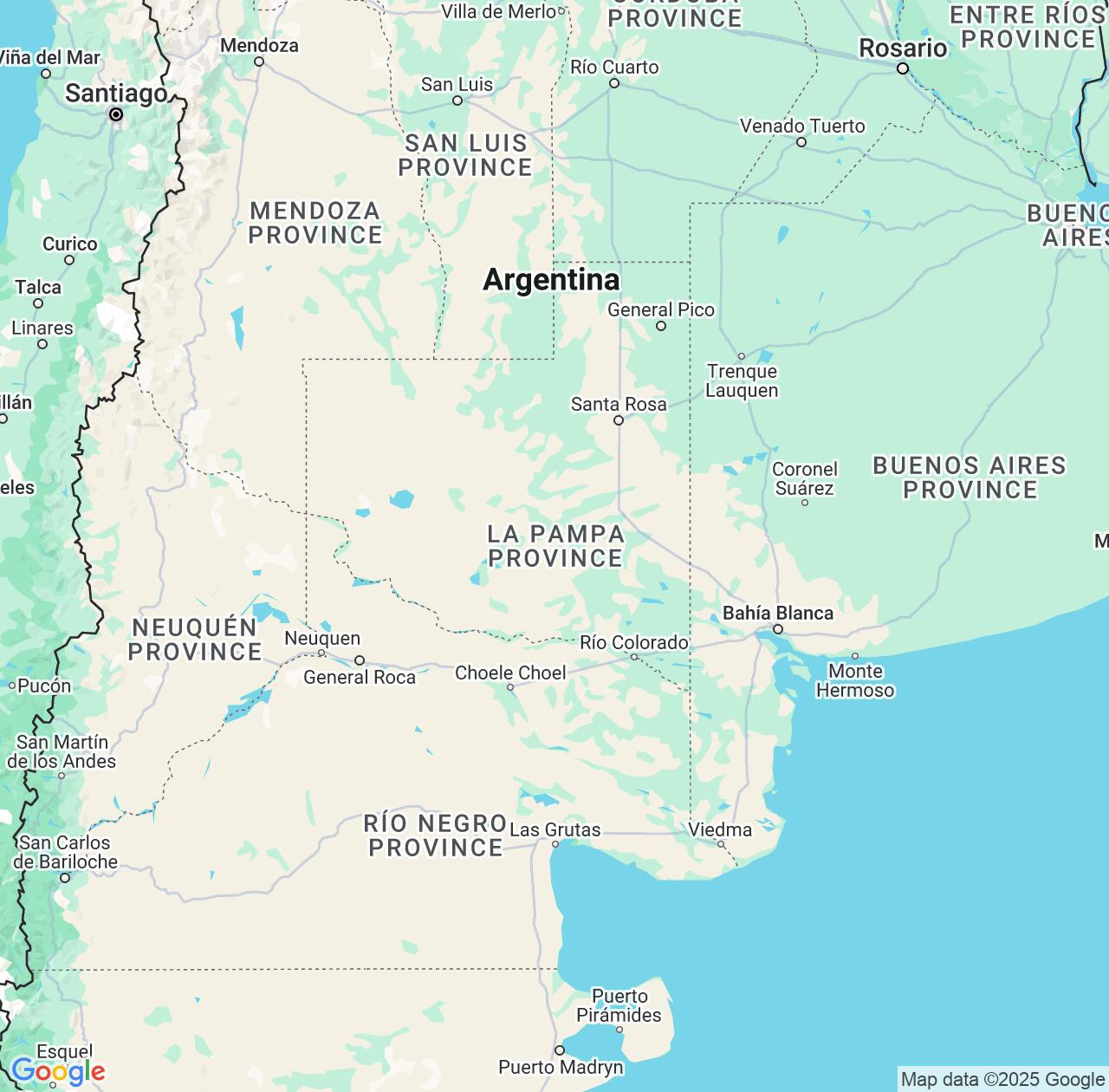 Map image for Intellectual Property Lawyers in La Pampa and Argentina IP firms at coordinates  ; .