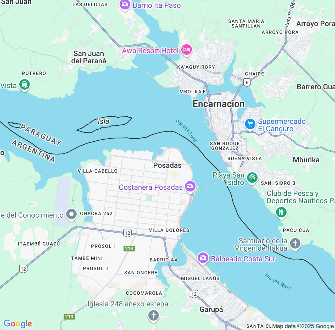 Map image for Intellectual Property Lawyers in Posadas and Misiones IP firms at coordinates  ; .