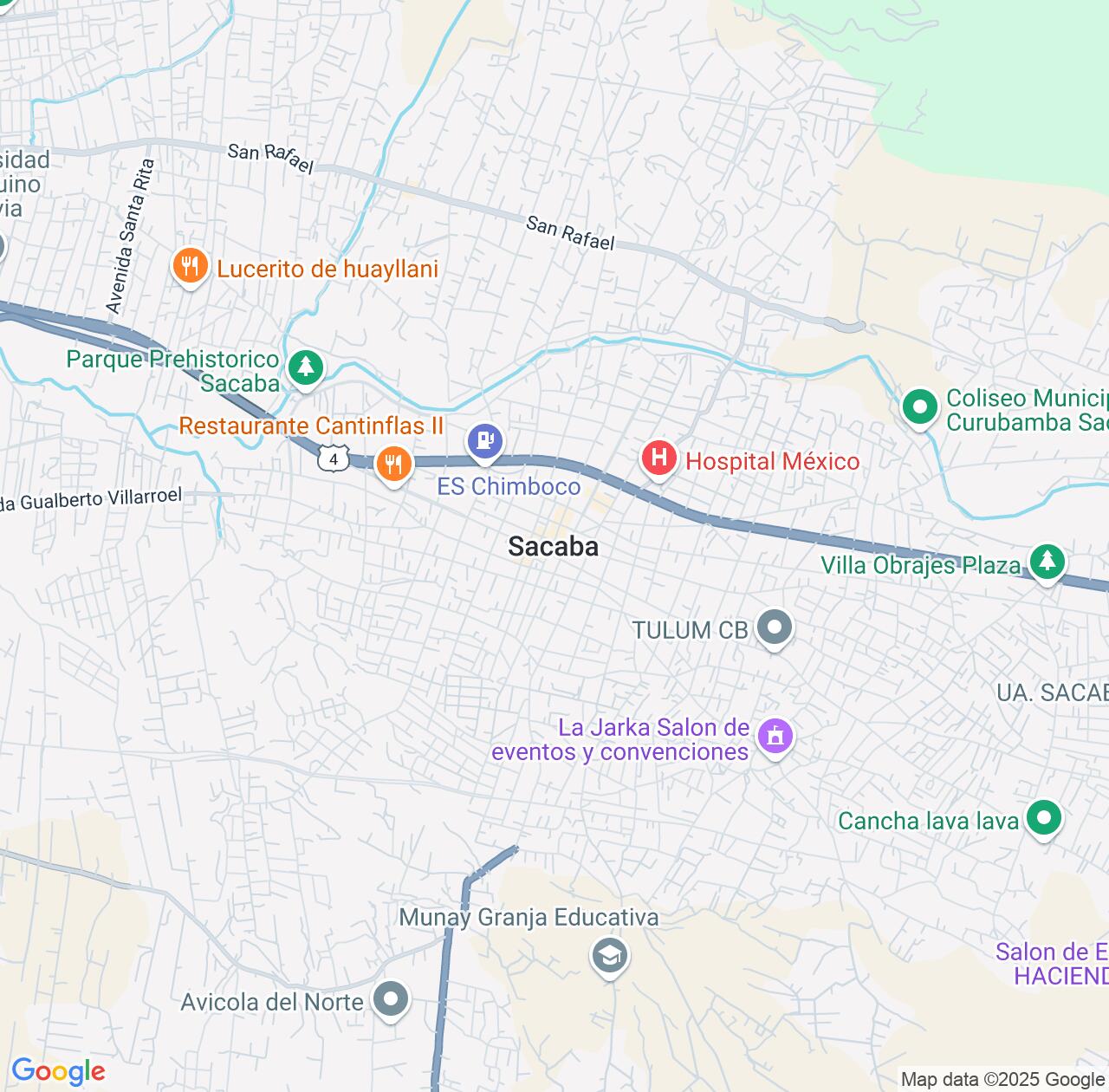 Map image for Intellectual Property Lawyers in Sacaba and Cochabamba IP firms at coordinates  ; .