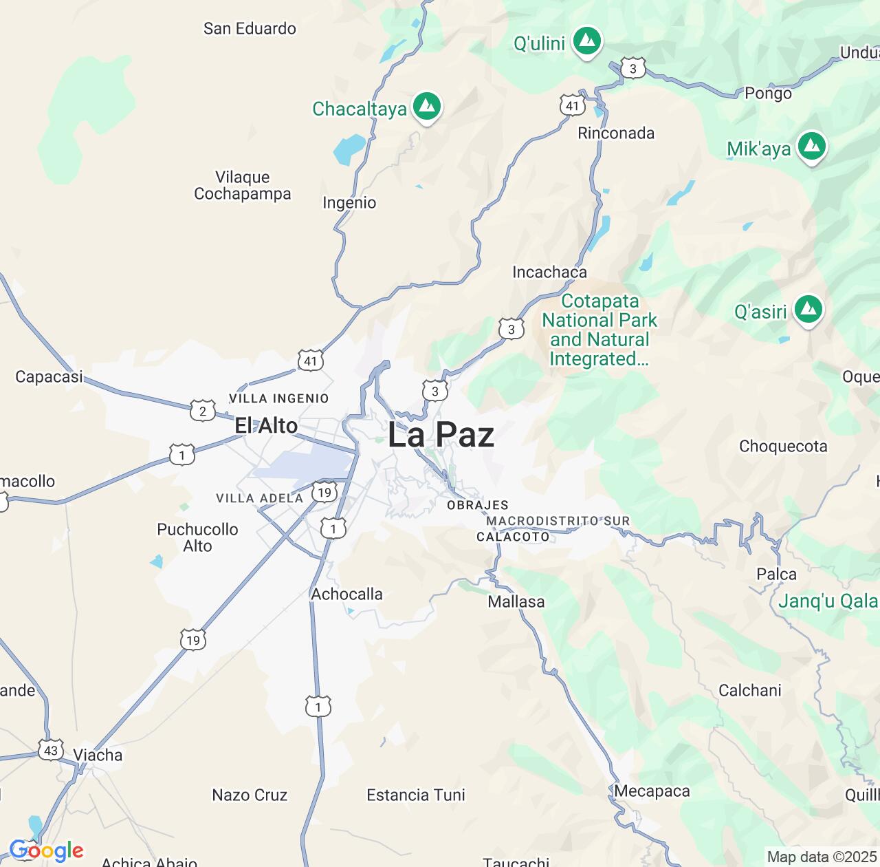 Map image for Intellectual Property Lawyers in La Paz and La Paz Department IP firms at coordinates  ; .