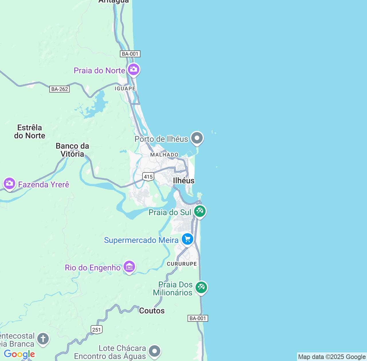 Map image for Intellectual Property Lawyers in Ilheus and Bahia IP firms at coordinates  ; .