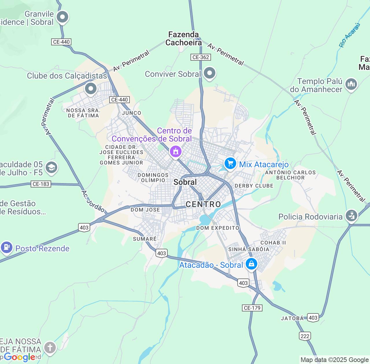 Map image for Intellectual Property Lawyers in Sobral and Ceará IP firms at coordinates  ; .