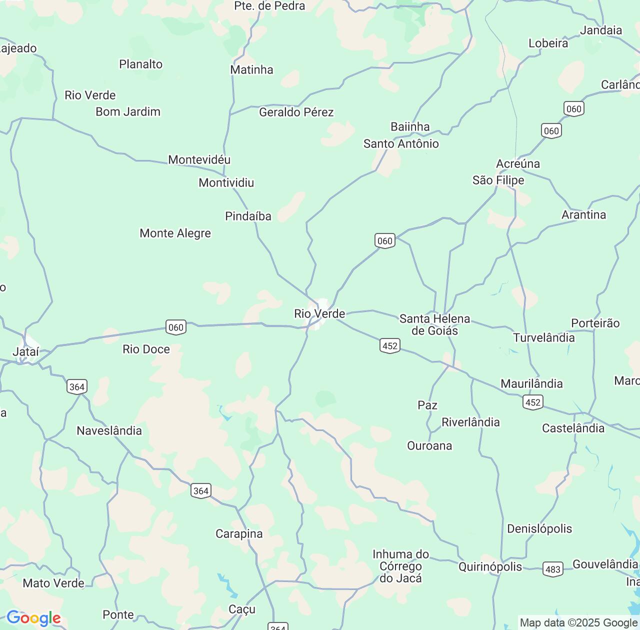 Map image for Intellectual Property Lawyers in Rio Verde and Goiás IP firms at coordinates  ; .