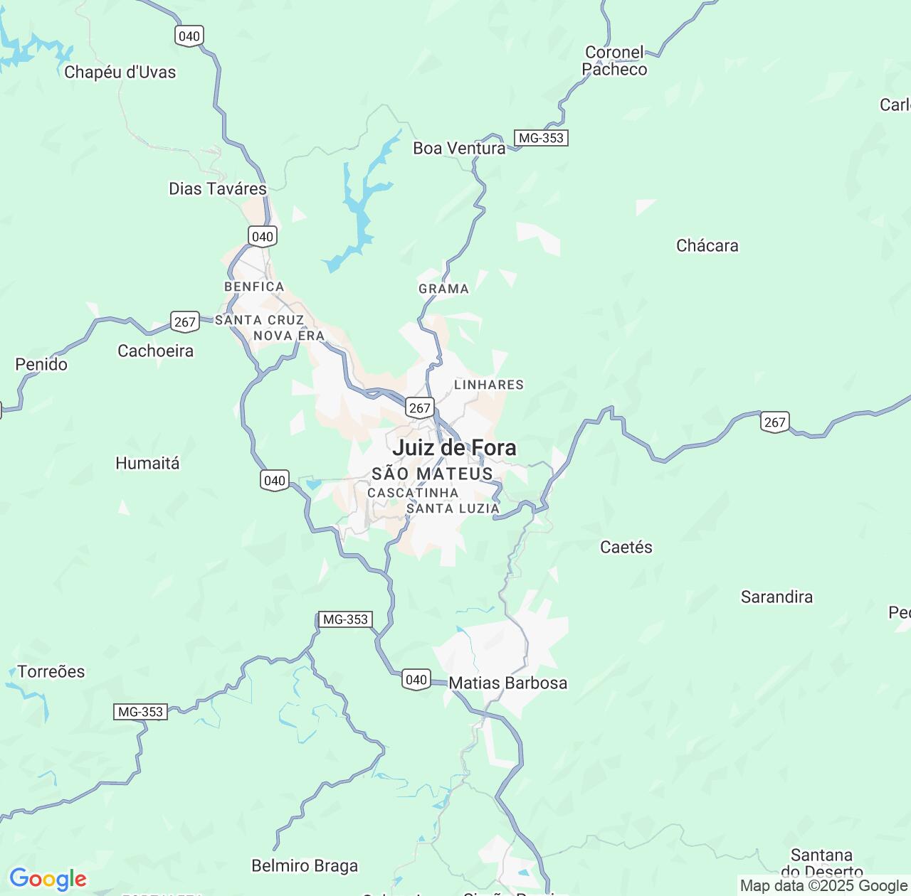 Map image for Intellectual Property Lawyers in Juiz de Fora and Minas Gerais IP firms at coordinates  ; .