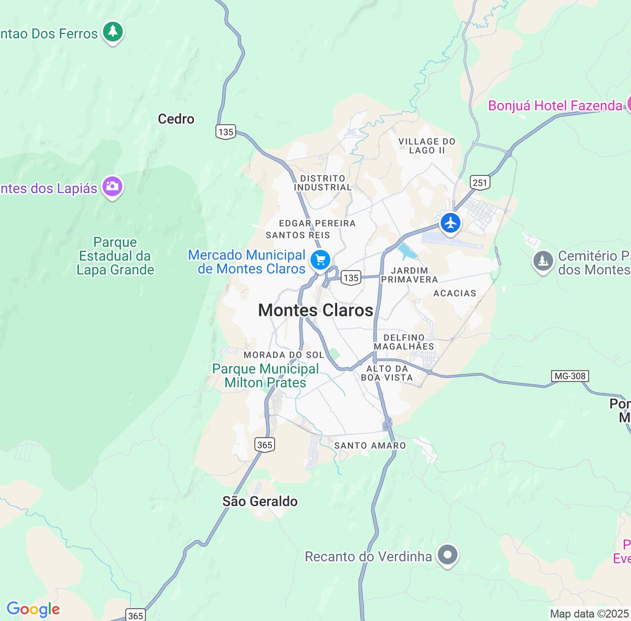 Map image for Intellectual Property Lawyers in Montes Claros and Minas Gerais IP firms at coordinates  ; .