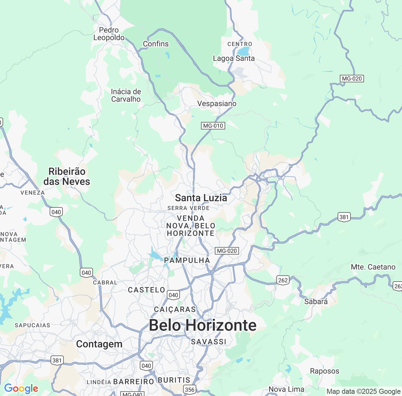 Map image for Intellectual Property Lawyers in Santa Luzia and Minas Gerais IP firms at coordinates  ; .