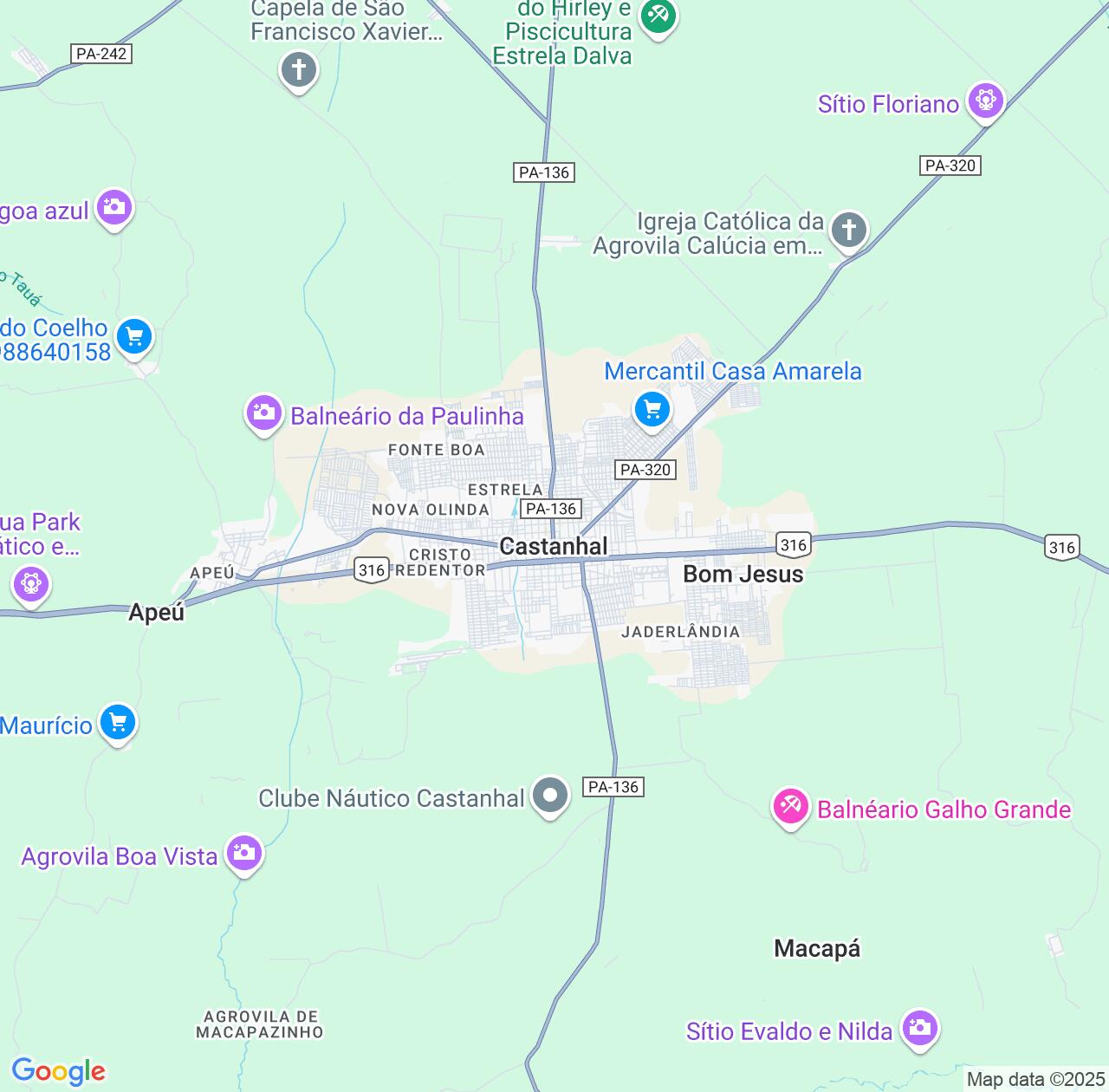 Map image for Intellectual Property Lawyers in Castanhal and Pará IP firms at coordinates  ; .